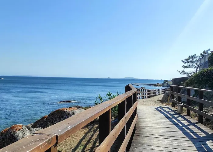 公寓 Rias Baixas Rc, Centrica Con Parking En El Paraiso De Las Playas Y Naturaleza 里贝拉